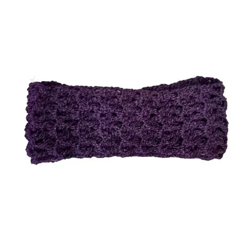 HANDMADE CROCHET KNIT HEADBANDS SET OF 4 PINK PURPLE WOMEN KIDS