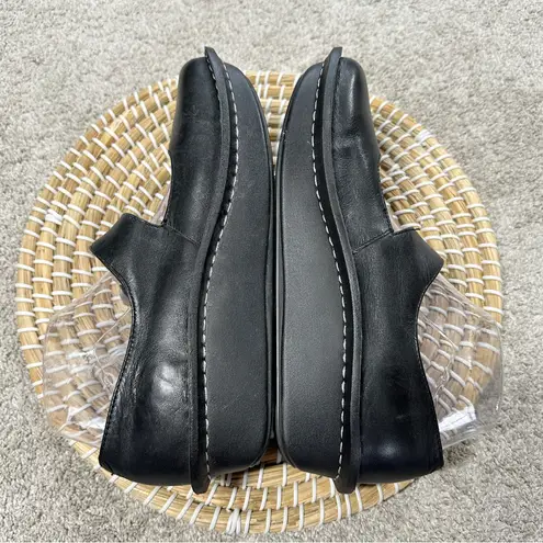 Alegria Women’s Leather Paloma Sea Turtle Clogs Mary Jane in Black Nappa 39/US 9