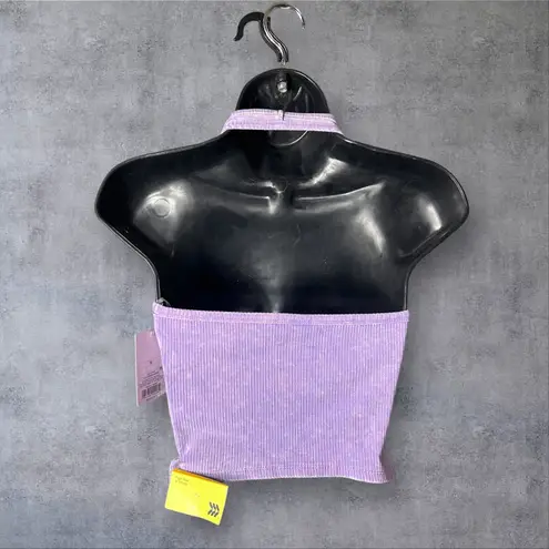 All In Motion NEW Shorts Tank Top Set Women S Purple Ribbed High Waisted Crop