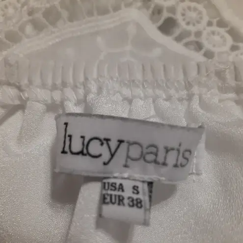 Lucy Paris Off The Shoulder Cropped Top Size Small