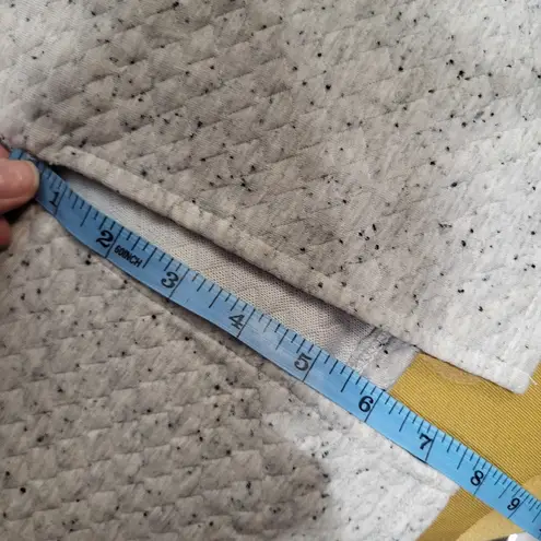 LIVI Heathered Gray Quilted Lounge Skirt Size 22W