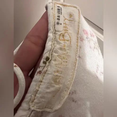 Jen's Pirate Booty Jen’s Pirate Booty Mini Floral White Winter Dress Coquette Fairy Festival