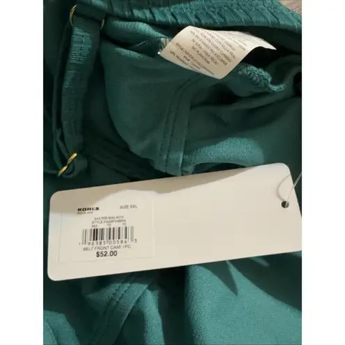 Freshwater One Piece Preppy Green Belted Swimwear Bathing Suit Preppy Swim NEW Size XXL