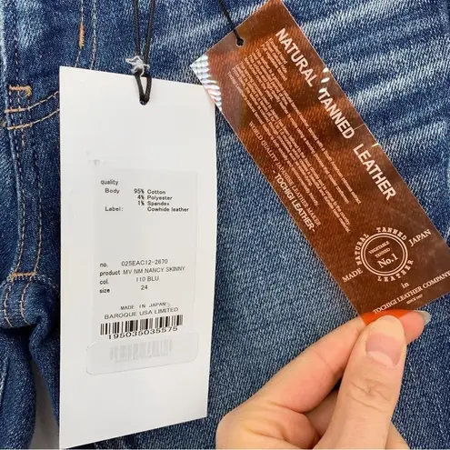 NWT MOUSSY Vintage Nancy Skinny Jean Blue Denim 24