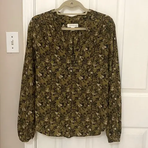 Treasure & Bond Long Sleeve Floral Print Blouse