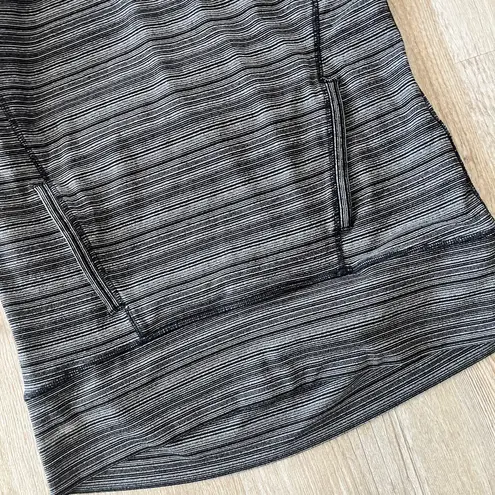 Head Womens Black Stripe Hoodie - XS