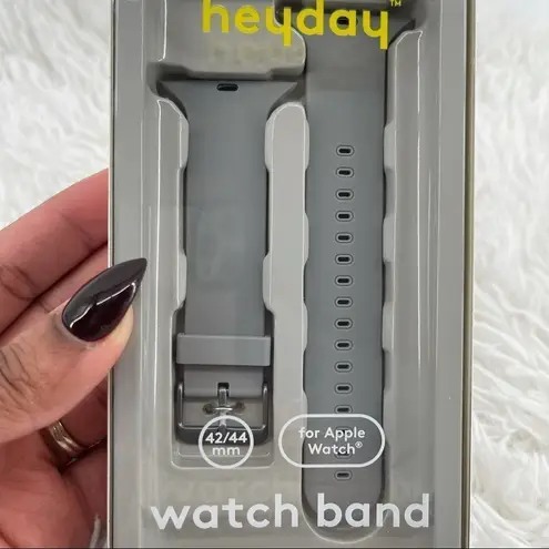 Heyday NEW  Apple Watch Light Gray Casual Silicone Band 42/44mm