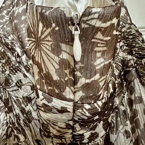 BCBG Maxazria brown halter dress Size 2