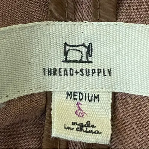 THREAD+SUPPLY “Emrata Duster”, lightweight open jacket w/POCKETS. Medium. EUC Pink