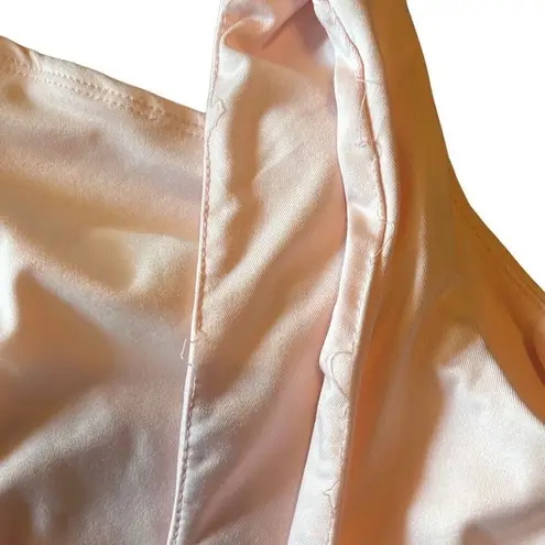 Showpo Baby Pink Deep V Snap Closure Cheeky Bodysuit Sz 2 Balletcore Lagenlook Pink