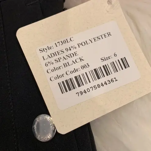 NWT EP Pro stretch athletic golf skirt skort 6 Black