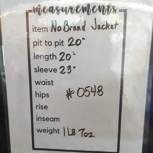 NO Brand Black Denim Jean Jacket Woman's Size Small Button Up Raw Hem Button up