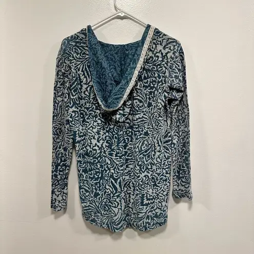 BKE The buckle sweatshirt! , lounge teal, light weight hoodie sweater size large!