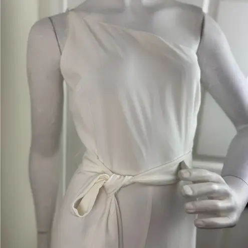 Petal and Pup LEYTON JUMPSUIT - WHITE Elegant White Wide-Leg Pants Size 12. #336