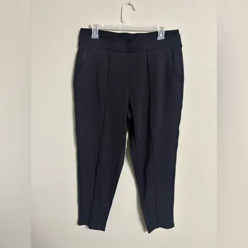Athleta  Venice Pintuck Pants Black Size Medium 8-10 Travel Leisure Office Work
