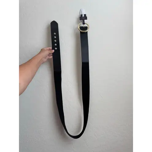 Ava & Viv  Mid Waist Belt Stretchy Wide Black Gold NWT 4X