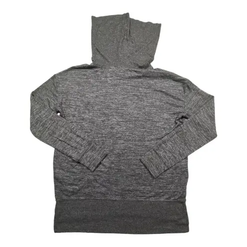 Gap  Sweater Softspun Cowl-Neck Brushed Soft Baby Tweed Turtleneck Green Womens L