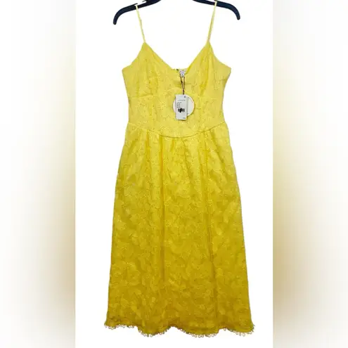 Lost + Wander $128 sunset in sicily yellow midi dress M