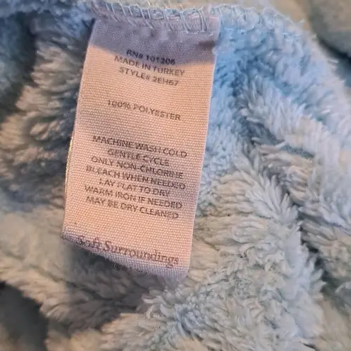 Soft Surroundings Aqua Blue robe size L