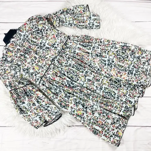 Anthropologie  Bhanuni By Jyoti x Libra Women's Embroidered Tunic Dress Size 4‎