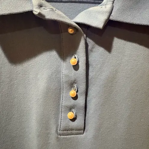 d & co brand polo dress in a light blue color women’s size L Gray Size L