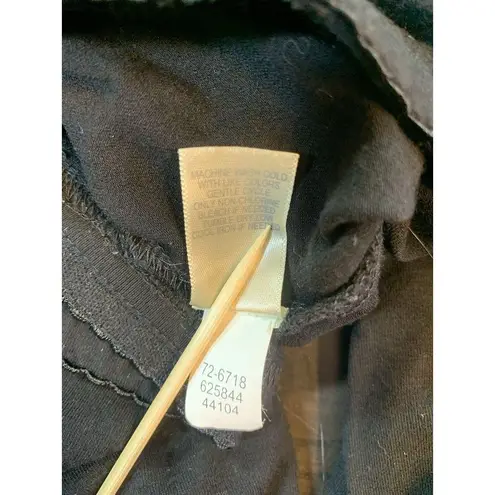 J.Jill  Pants Women's Medium Straight Leg Stretch Jersey Black Minimalist Capsule