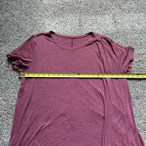 Lululemon  Back to Me maroon short-sleeve t-shirt