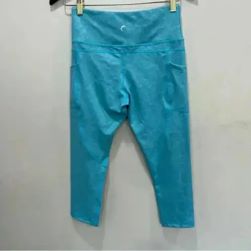 Zyia  Aqua Paradise Light n Tight Hi-Rise Capri 20” Size 6-8