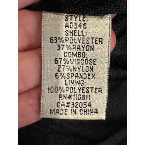 Yoana Baraschi Anthropologie Dress Women 8 Black Dotted Column Sheath Mini Retro