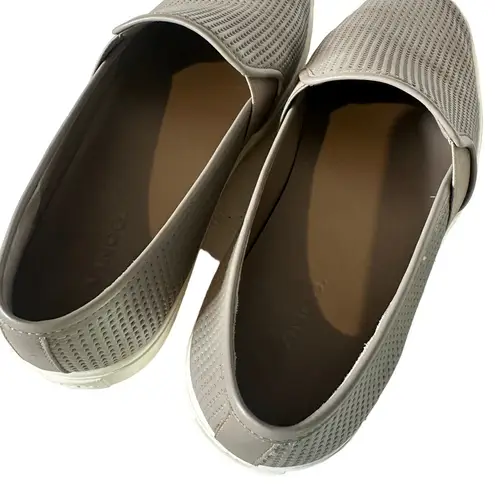 Vince . Womens Slip on Sneakers Perforated Blair‎ Loafer Gray Shoes Size 8.5