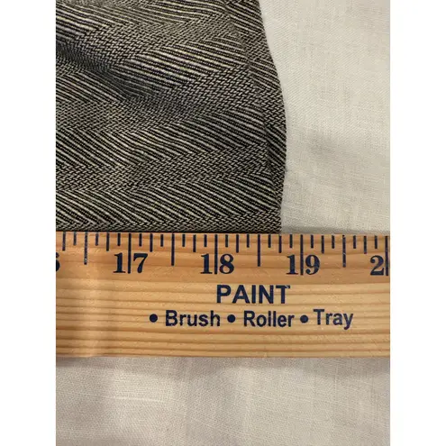 Larry Levine Mid Rise Stretch Wide Leg Cropped Pants Gray Women's Size 8