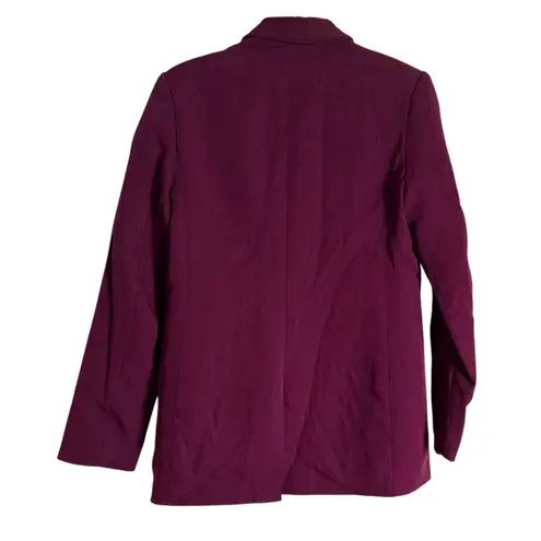 Endless Rose Jewel Purple One Button Career Office Preppy Blazer Jacket Size S