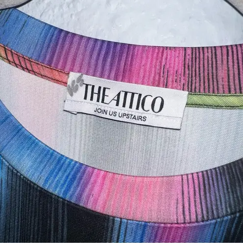 The Attico Bella Spectrum Print T