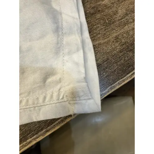 Outerknown STATION Long Sleeve Utility Jumpsuit White NWT Linen Blend Size XL