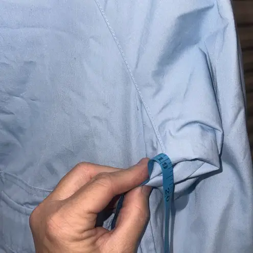 Vintage IZZI Jacket Blue PIN STRIP Women's Size MEDIUM