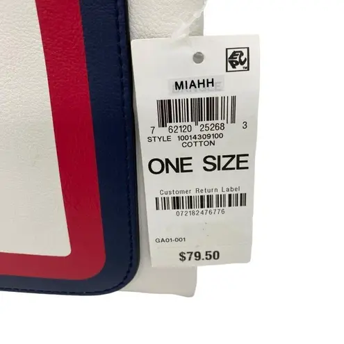 Alfani Miahh Web Strap Womens Crossbody Bag Double Zip Purse New