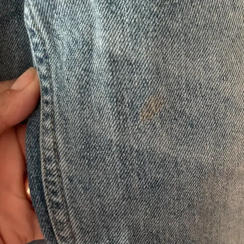 We The Free  Denim Cropped Overalls Size‎ 27 Distressed