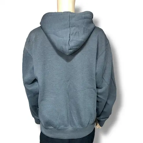 Womens New York NYC Hoodie Pullover Hooded Sweatshirt Oversized Sporty Gray