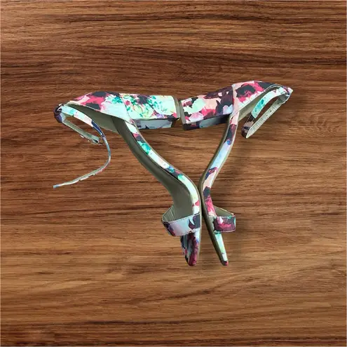 Dream Paris Dream Pairs Pink and Red Heeled Sandals