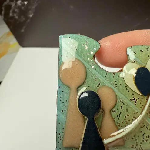 Puzzle Piece Signed People Pins By Lucinda Brooch Pin Handcrafted Hand Made