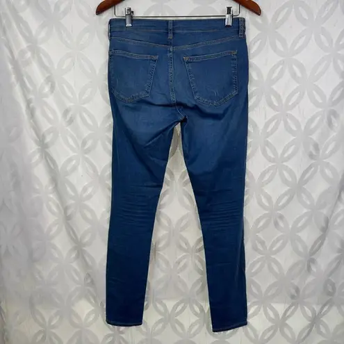 Topshop ‎ Moto Leigh Distressed Stretch Ankle Skinny Jeans Size 28