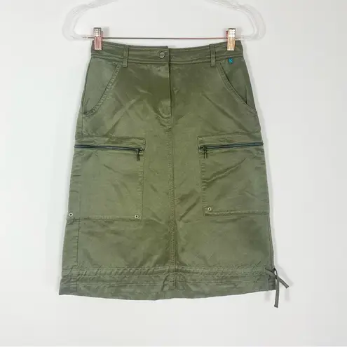 KENZO JR GREEN SKIRT Size 2