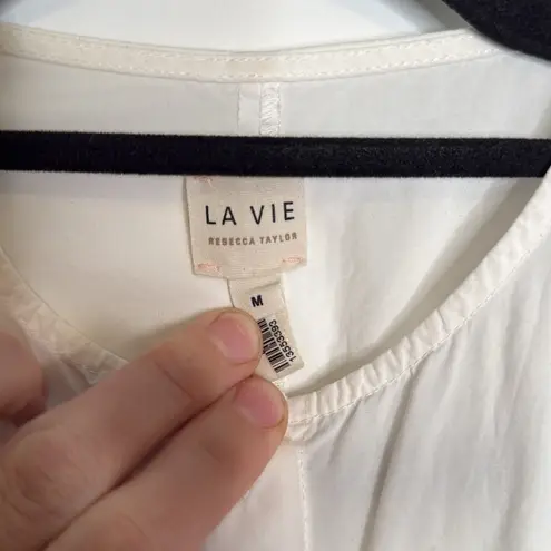 Rebecca Taylor La Vie Short Sleeve Eyelet Dress -