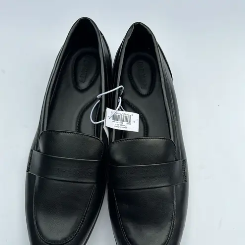 Old Navy  Women's Low Heel Preppy Style Black Modern Penny Loafer Sz 8