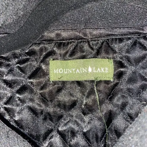 Mountain Lake Vintage Black Fleece Full Zip Vest Jacket Women's