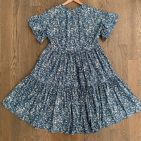 Ulla Johnson NWT Rosemarie in Blue Batik Print Cotton Size 2