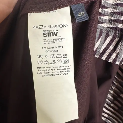 Piazza Sempione Wool Blend Long Sleeve Dress Size EU 40