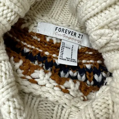 Forever 21 Contemporary Thick Knit Fringed Sweater