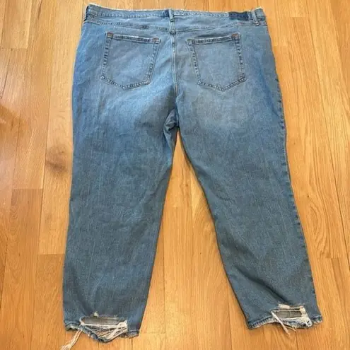 Abercrombie & Fitch Abercrombie Jeans Ankle Straight Ultra High Rise Medium Wash Size 24