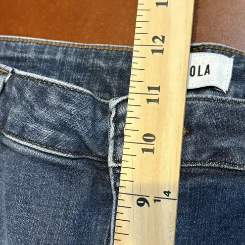 Pistola High Rise Jean Medium Wash Stretch Skinny 32 Ladies Casual Cropped